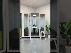 4 người âm thanh kín Meeting Pod với đèn LED